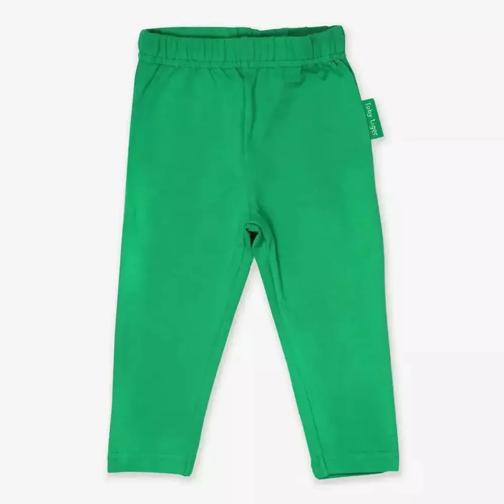 Green Basic Leggings