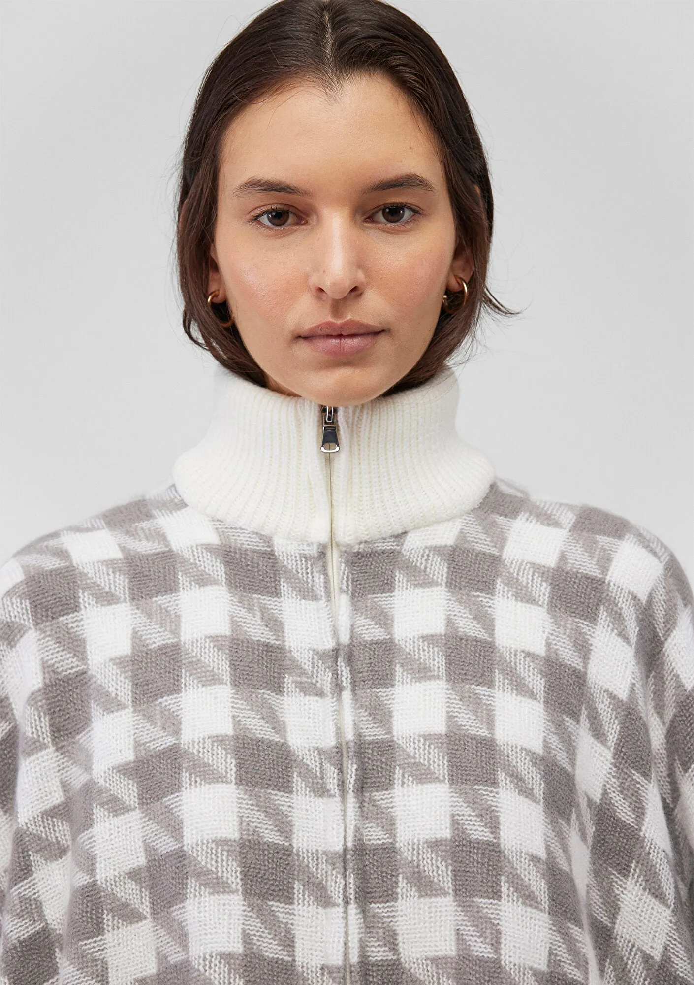 Grey Poncho