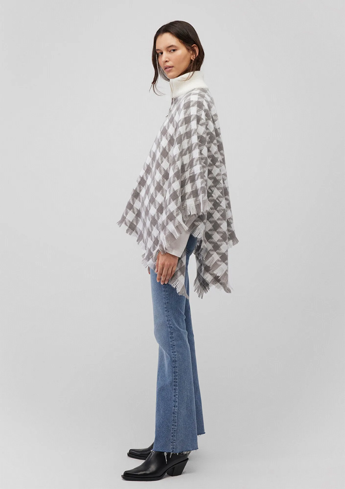 Grey Poncho