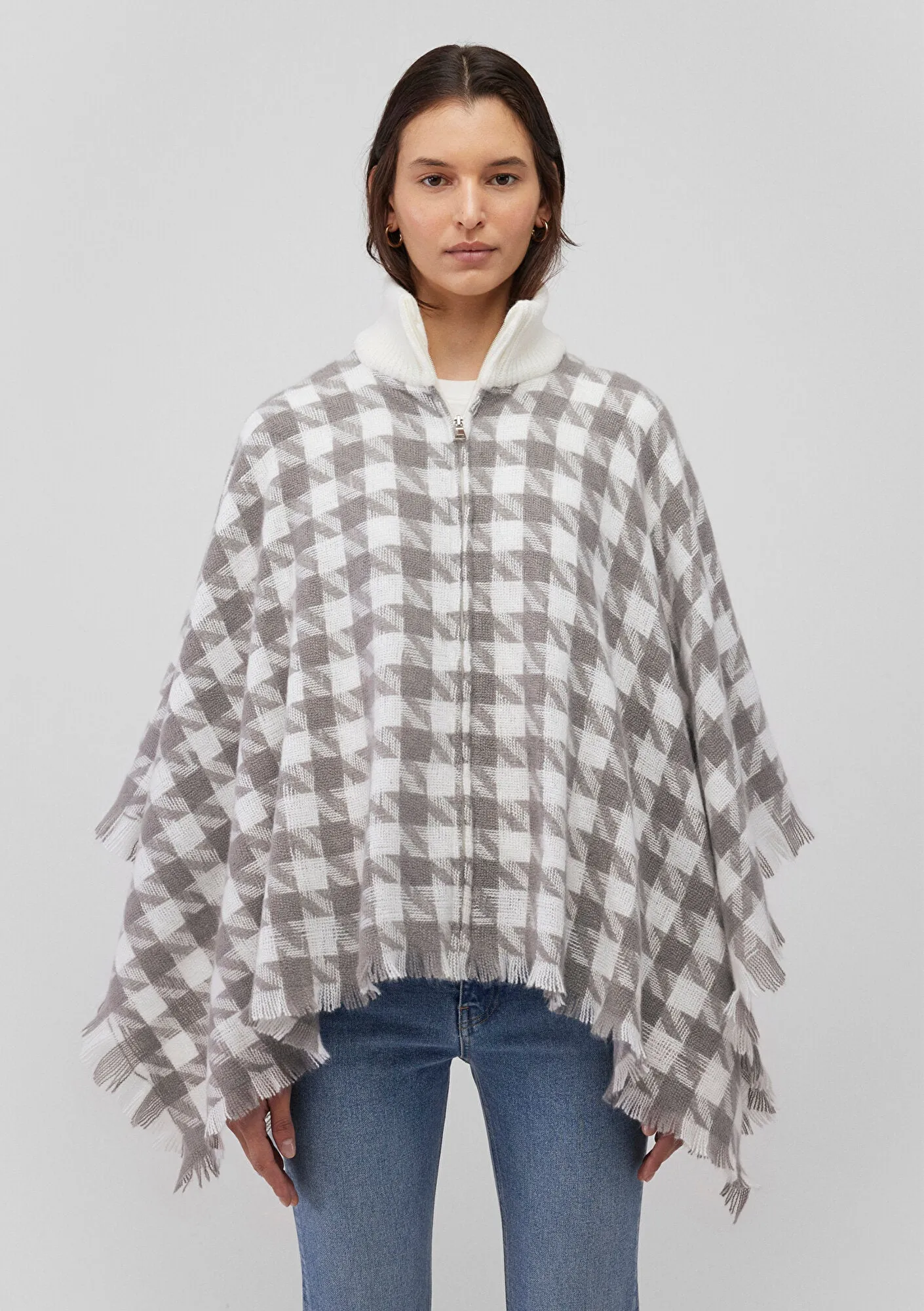 Grey Poncho