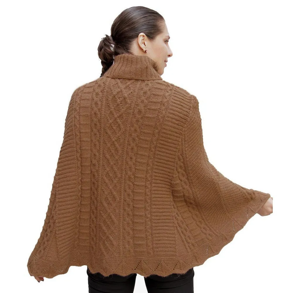 Handknit Maria Alpaca Poncho
