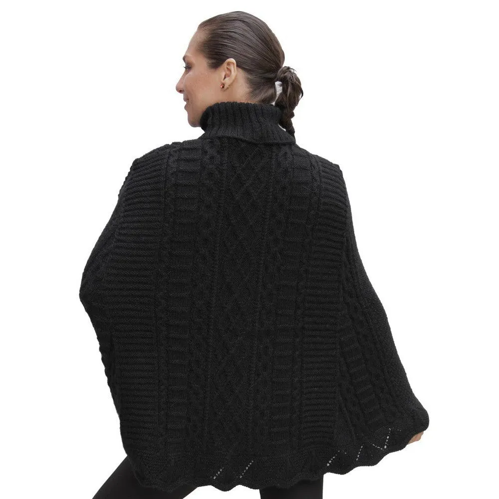 Handknit Maria Alpaca Poncho