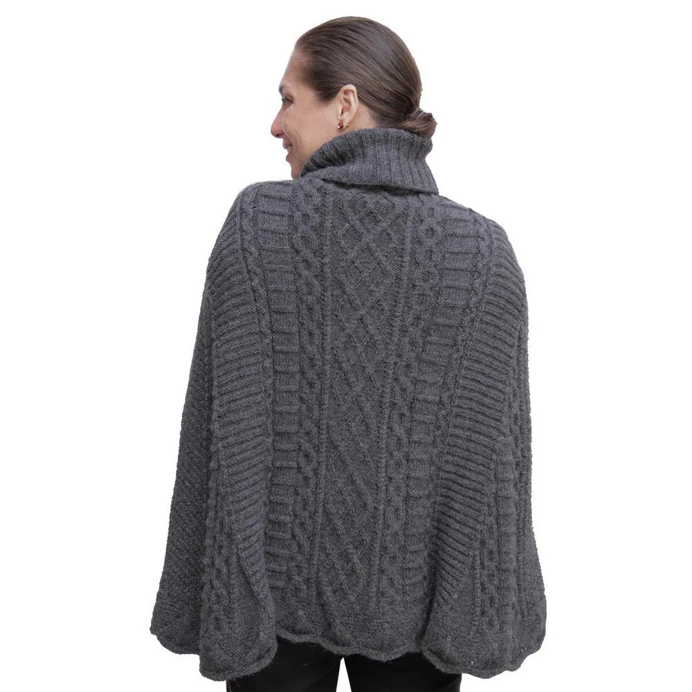 Handknit Maria Alpaca Poncho