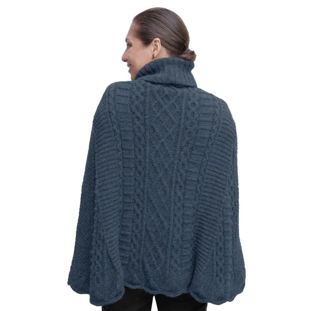 Handknit Maria Alpaca Poncho