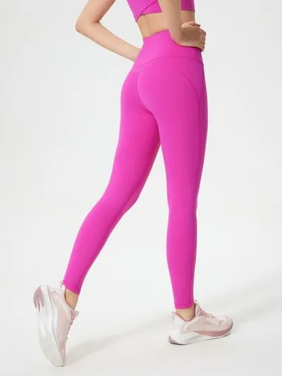 Hazel Blues® |  Millennia Wide Waistband Active Leggings
