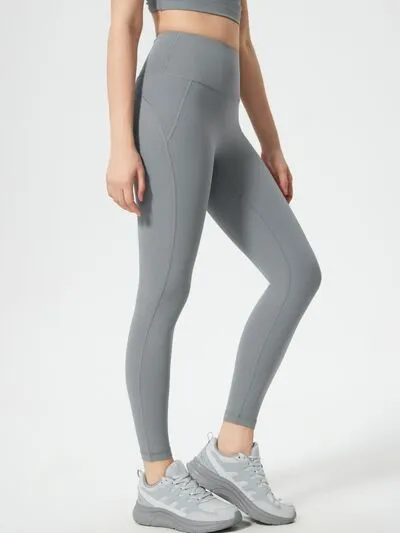 Hazel Blues® |  Millennia Wide Waistband Active Leggings