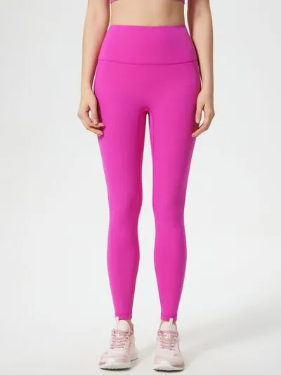 Hazel Blues® |  Millennia Wide Waistband Active Leggings