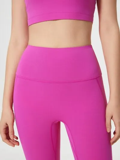 Hazel Blues® |  Millennia Wide Waistband Active Leggings