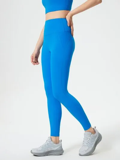 Hazel Blues® |  Millennia Wide Waistband Active Leggings