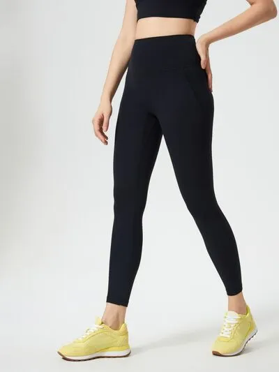 Hazel Blues® |  Millennia Wide Waistband Active Leggings