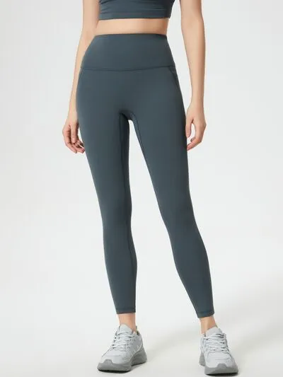 Hazel Blues® |  Millennia Wide Waistband Active Leggings