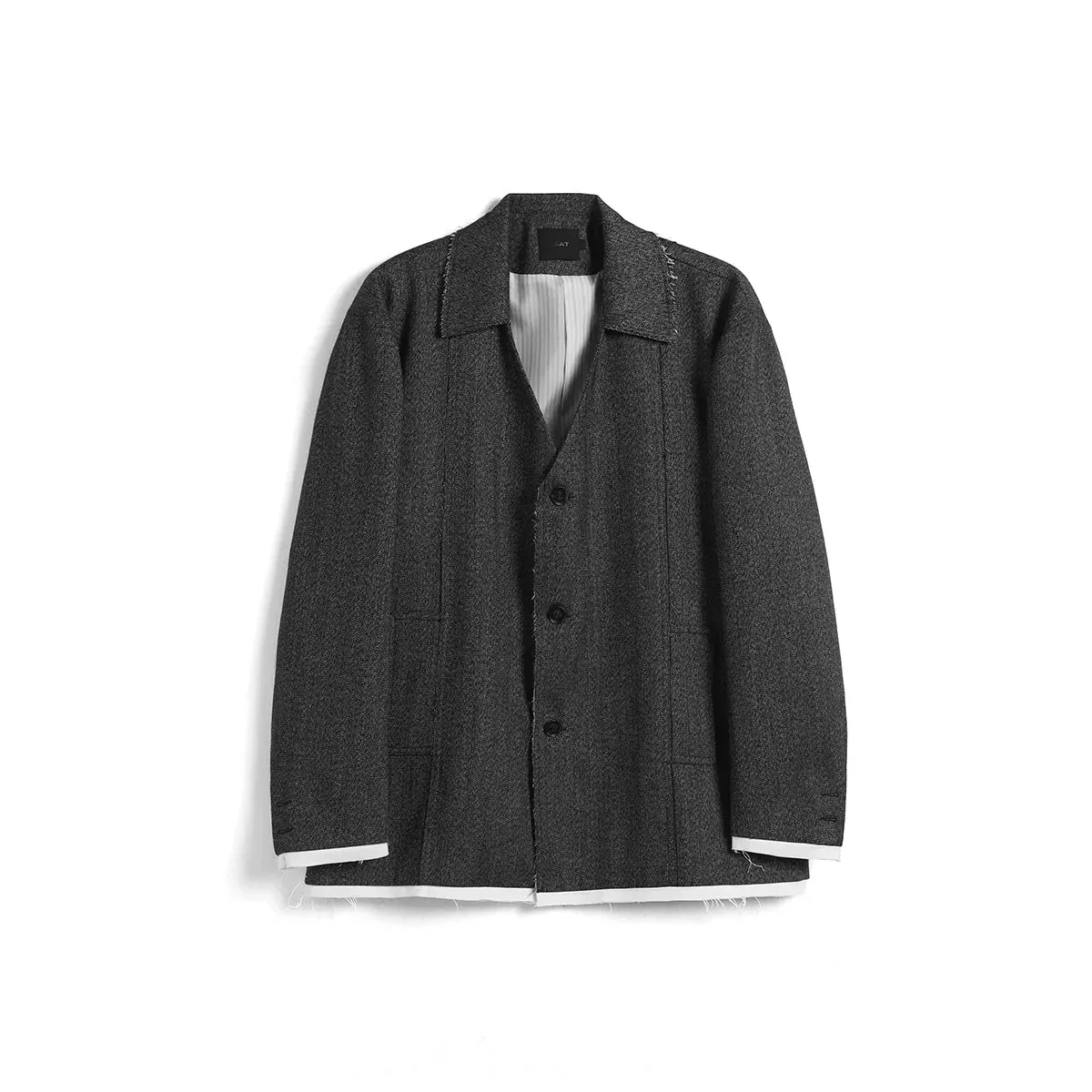 Herringbone Woolen Blazer