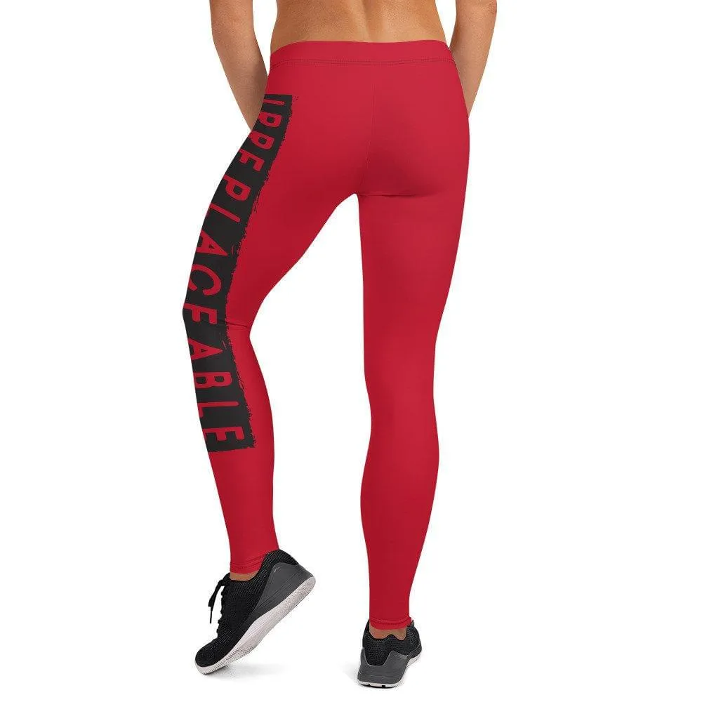 Irreplaceable Leggings - Red