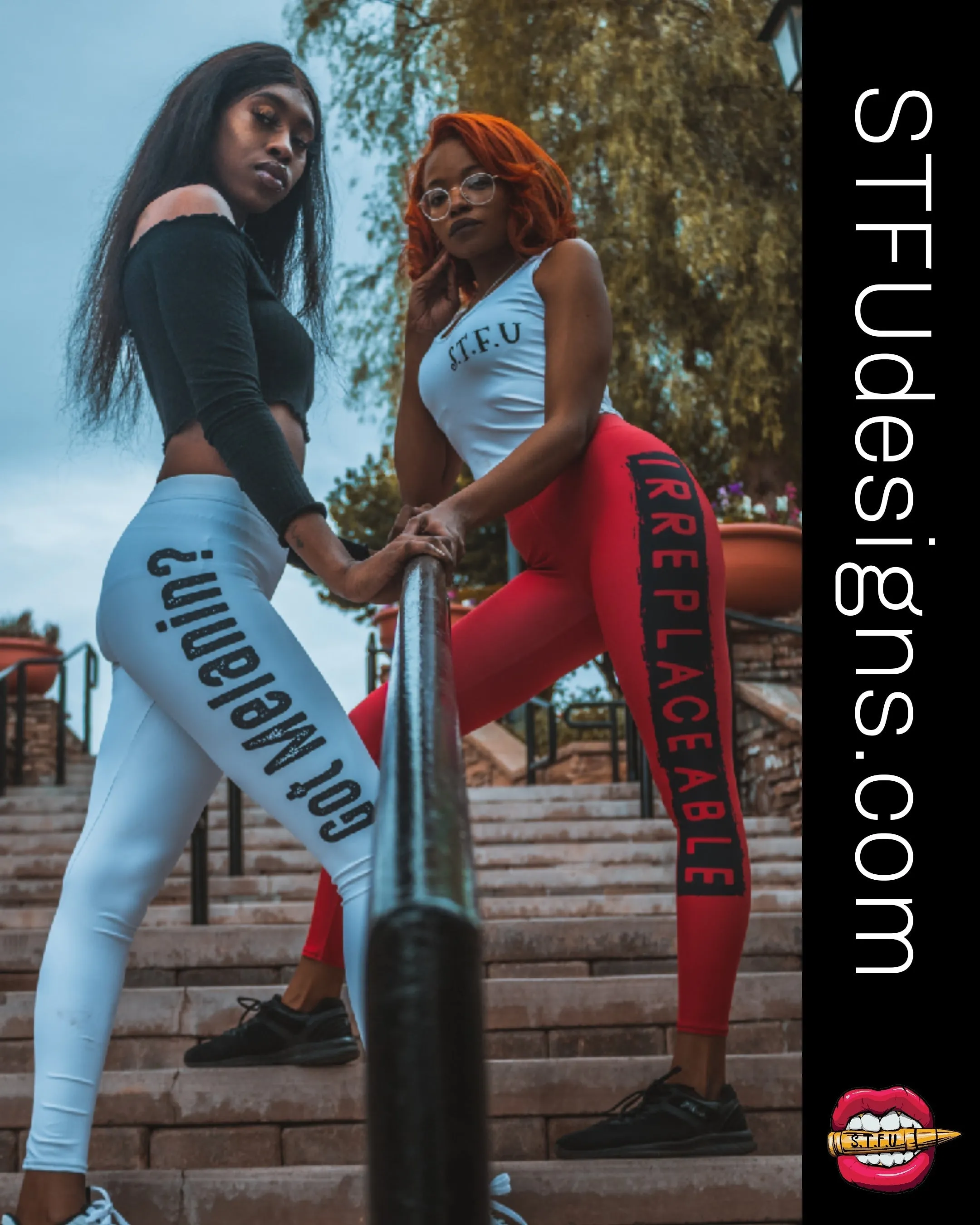 Irreplaceable Leggings - Red