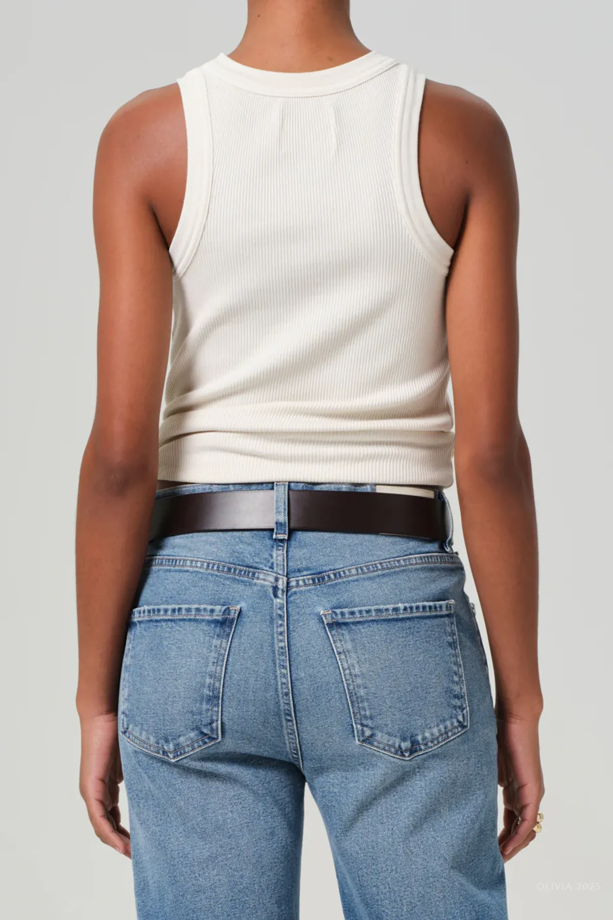 Isabel Rib Tank in Dune