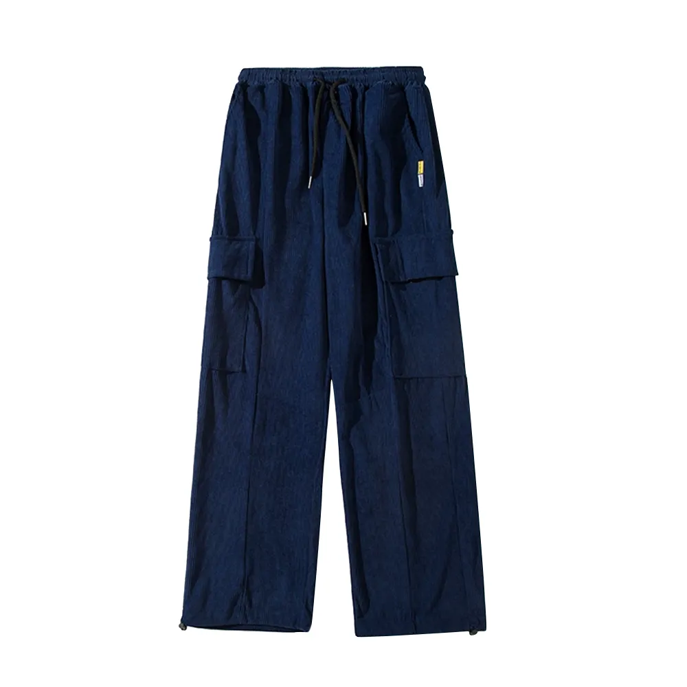 Japanese Thickened Corduroy Loose Sweatpants