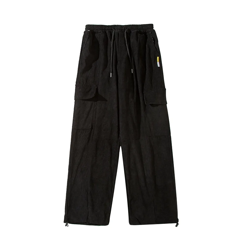 Japanese Thickened Corduroy Loose Sweatpants