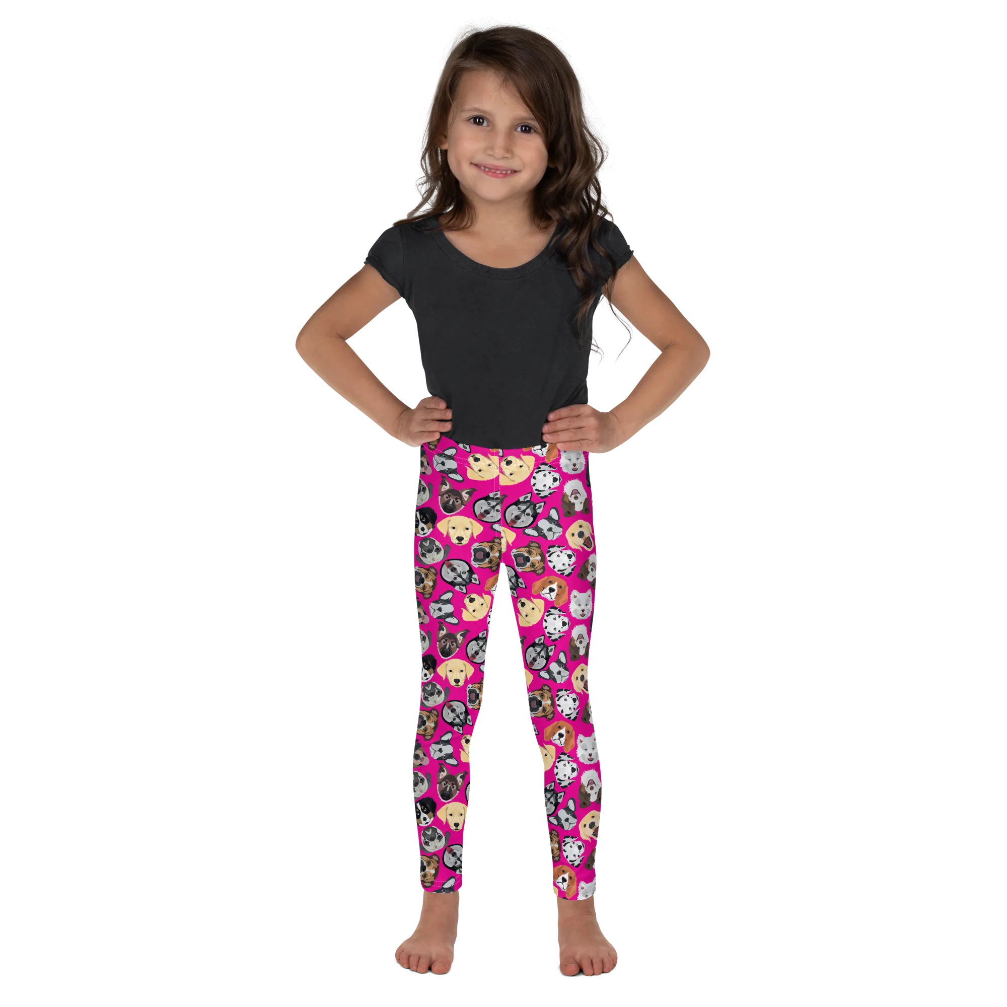 Kids/Youth Puppy Faces Leggings