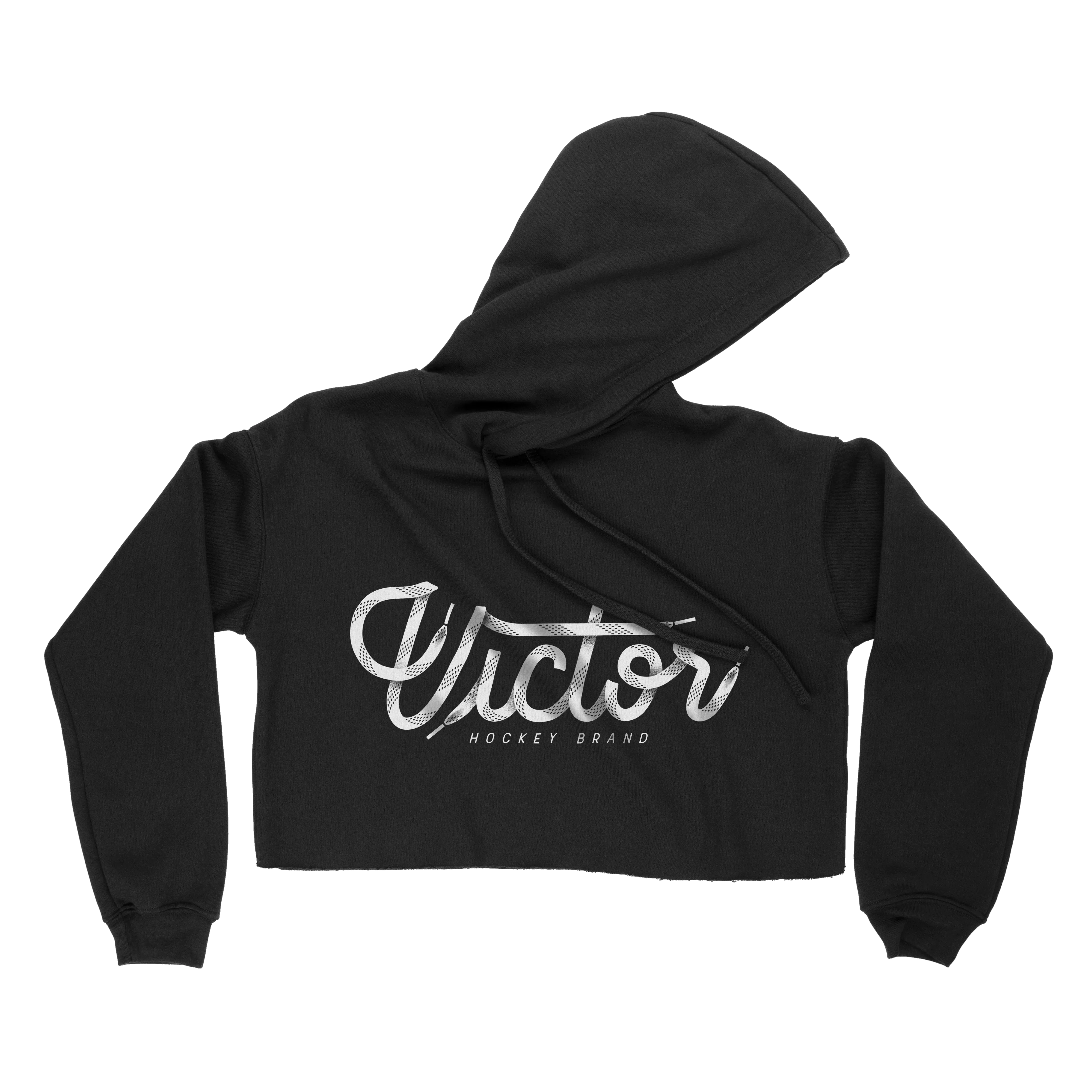 Laces Crop Hoodie