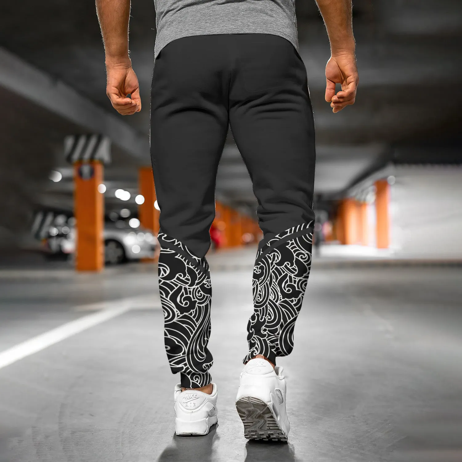 Latest Tattoo Fashion 3D Sweatpants Tattoo Machine Jogger