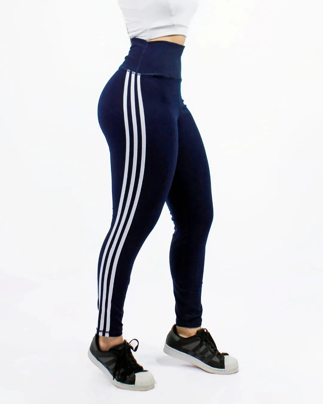 Leggins Line Marino  Tela Gruesa