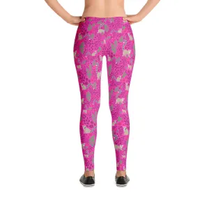 LEMUR LOVE Mid-Rise Leggings