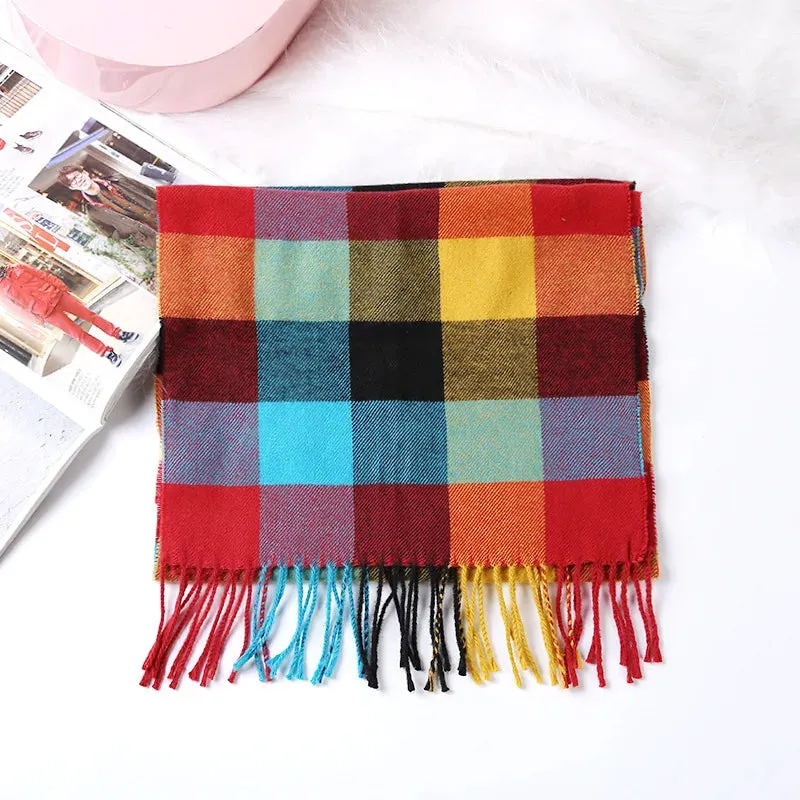 Letter Green Ponchos Cape Scarves Women Thicken Knit Wool Blanket Sweater Fleece Scarf Coat Winter Warm Shawl Wraps Plus Size