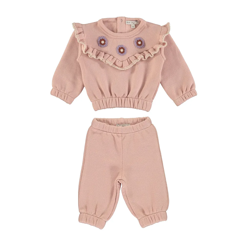 Lila Sweat Set | Pink