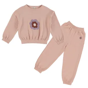 Lila Sweatshirt & Sweatpants Set | Pink