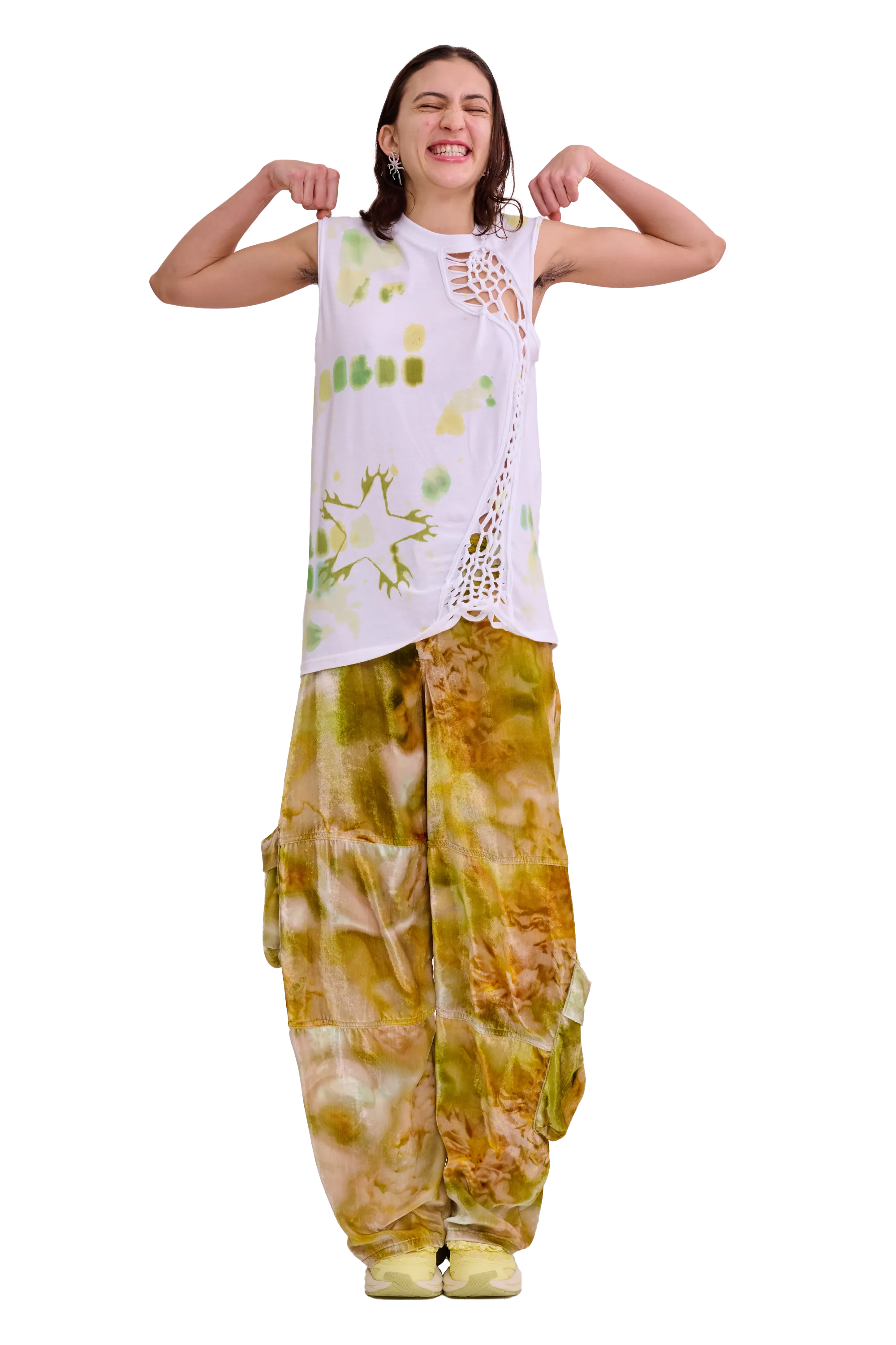LIME STARBURST TOSH TANK 