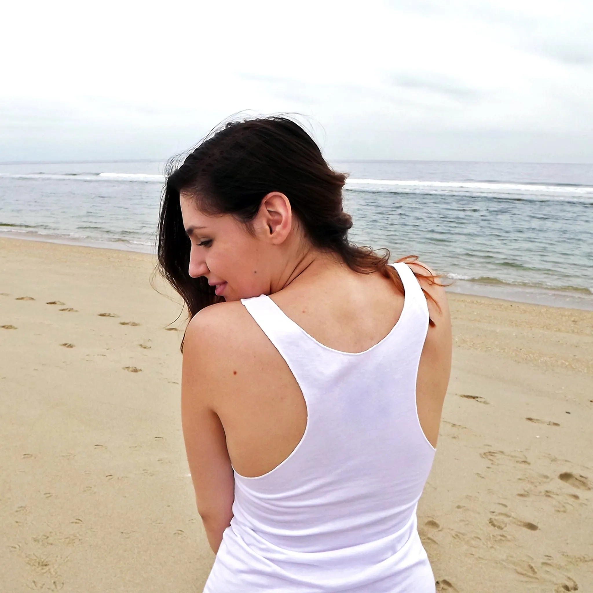 Logo Racerback Bamboo Tank Top