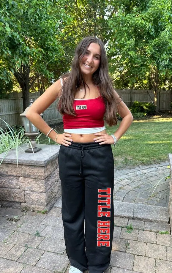 Loose Open Bottom Sweatpants