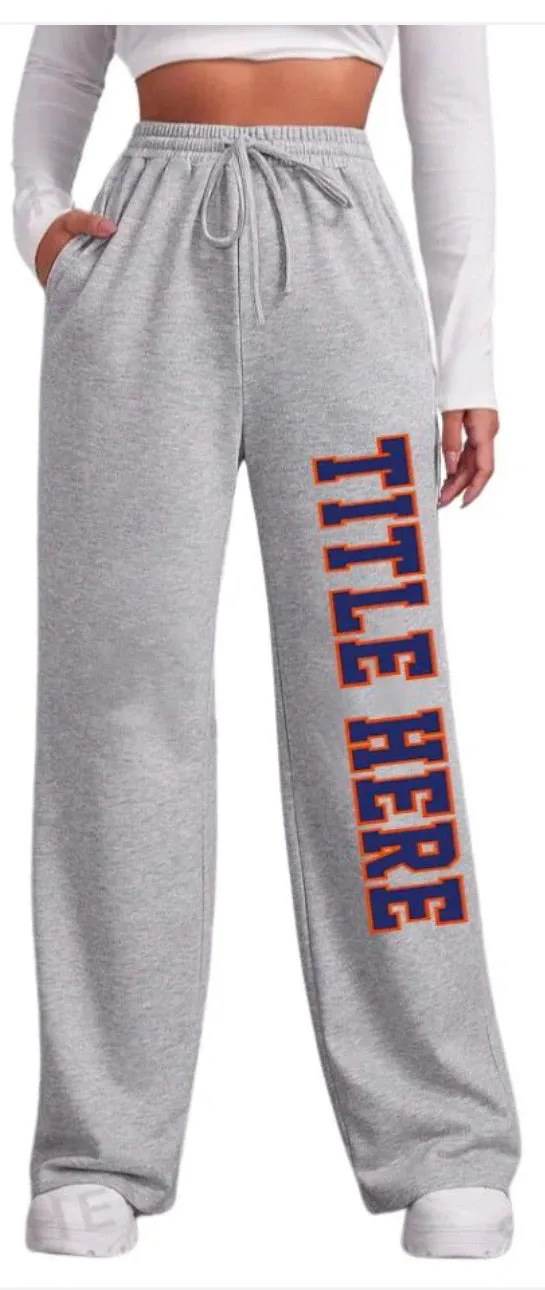 Loose Open Bottom Sweatpants