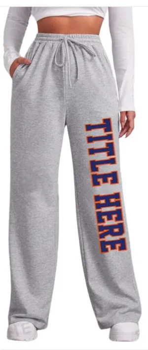Loose Open Bottom Sweatpants