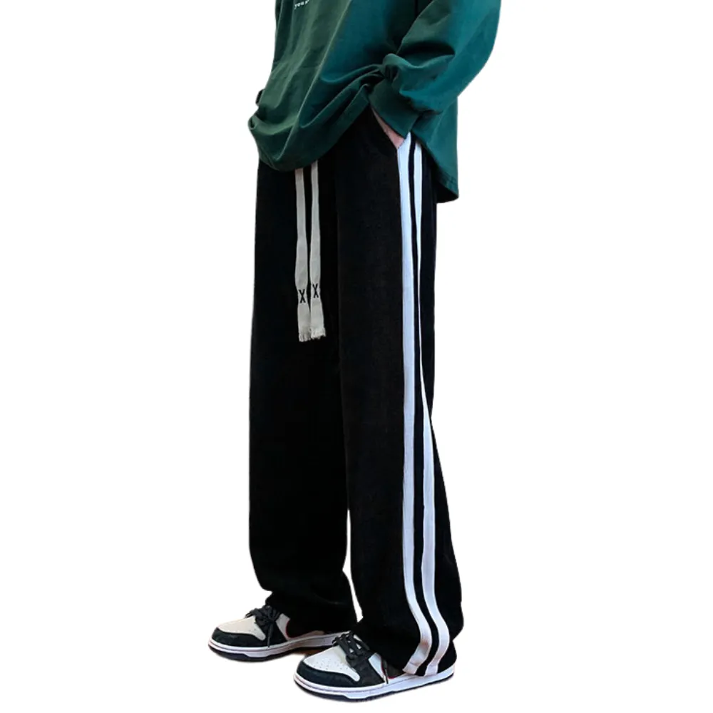Loose Striped Sweatpants