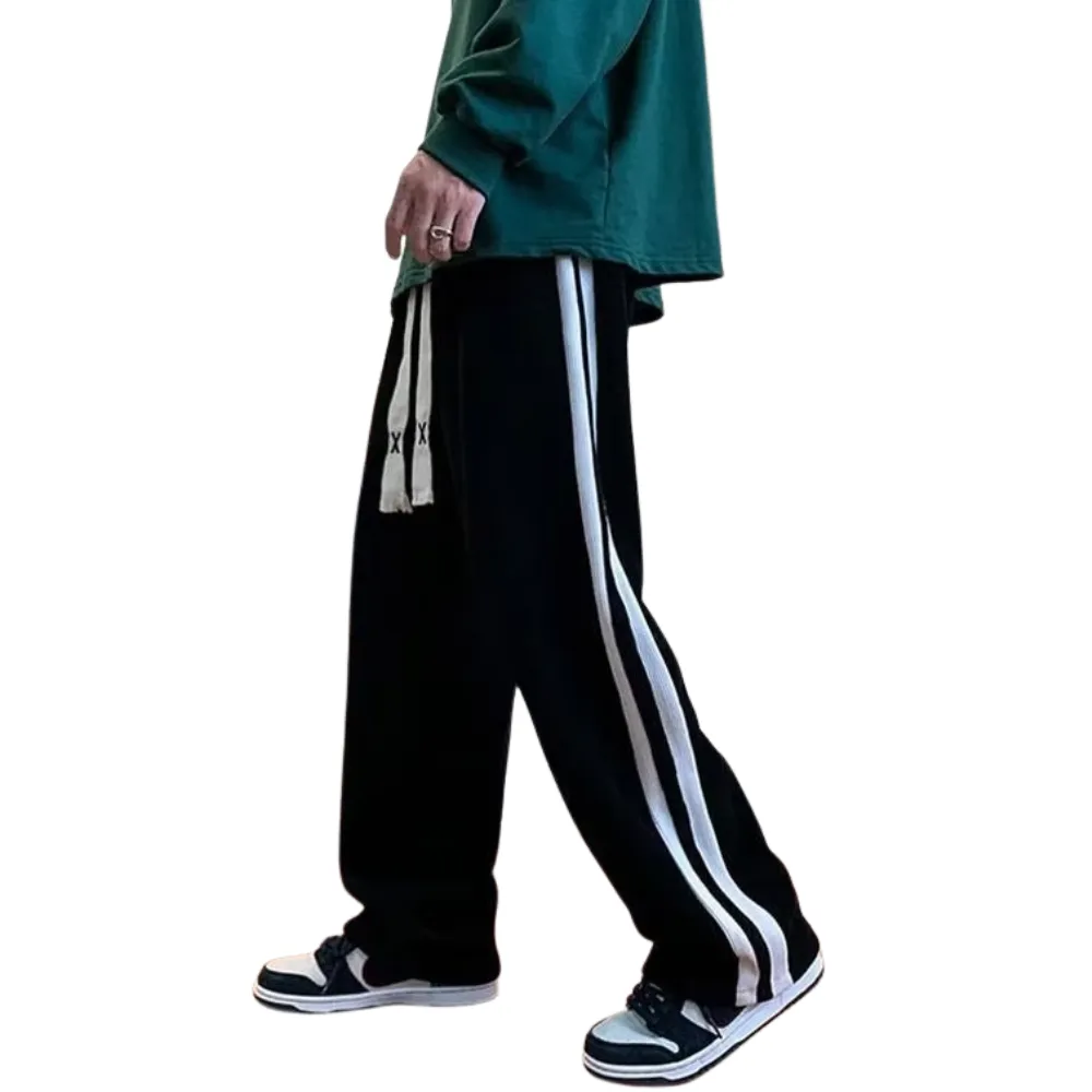 Loose Striped Sweatpants