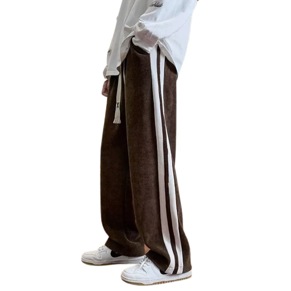 Loose Striped Sweatpants