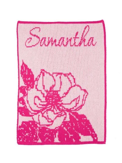 MAGNOLIA & NAME BLANKET