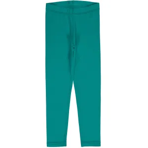 Maxomorra Basic Leggings - Lagoon