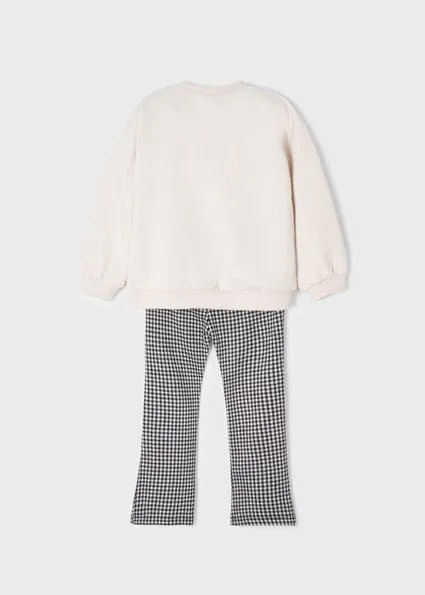 Mayoral 'Checked Lion' Two Piece Set