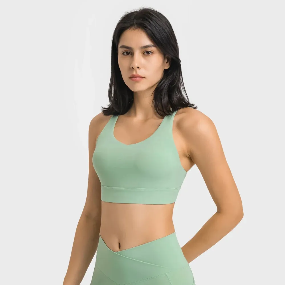 Medium Support Strappy Back Bra
