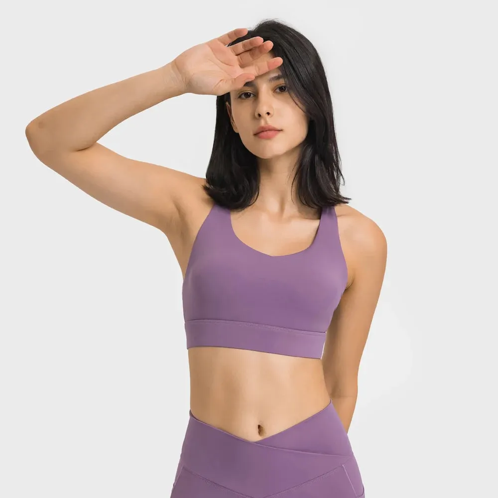 Medium Support Strappy Back Bra
