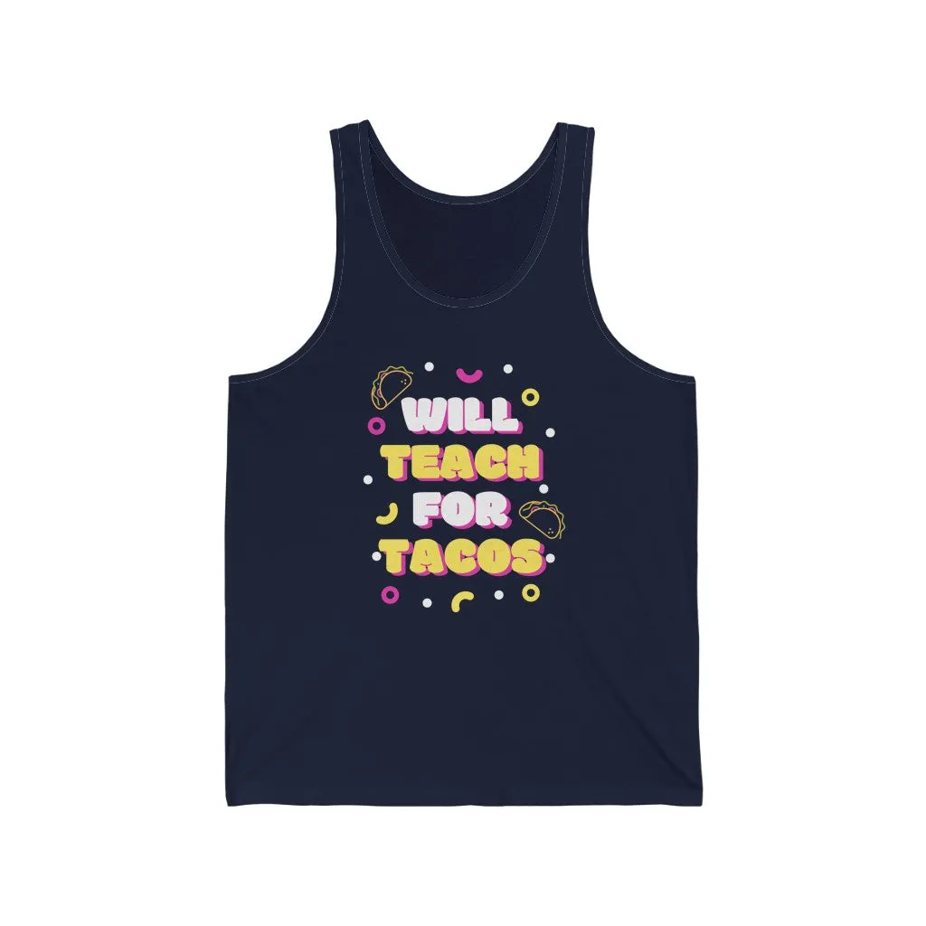 Men's "Tacos" Jersey Tank
