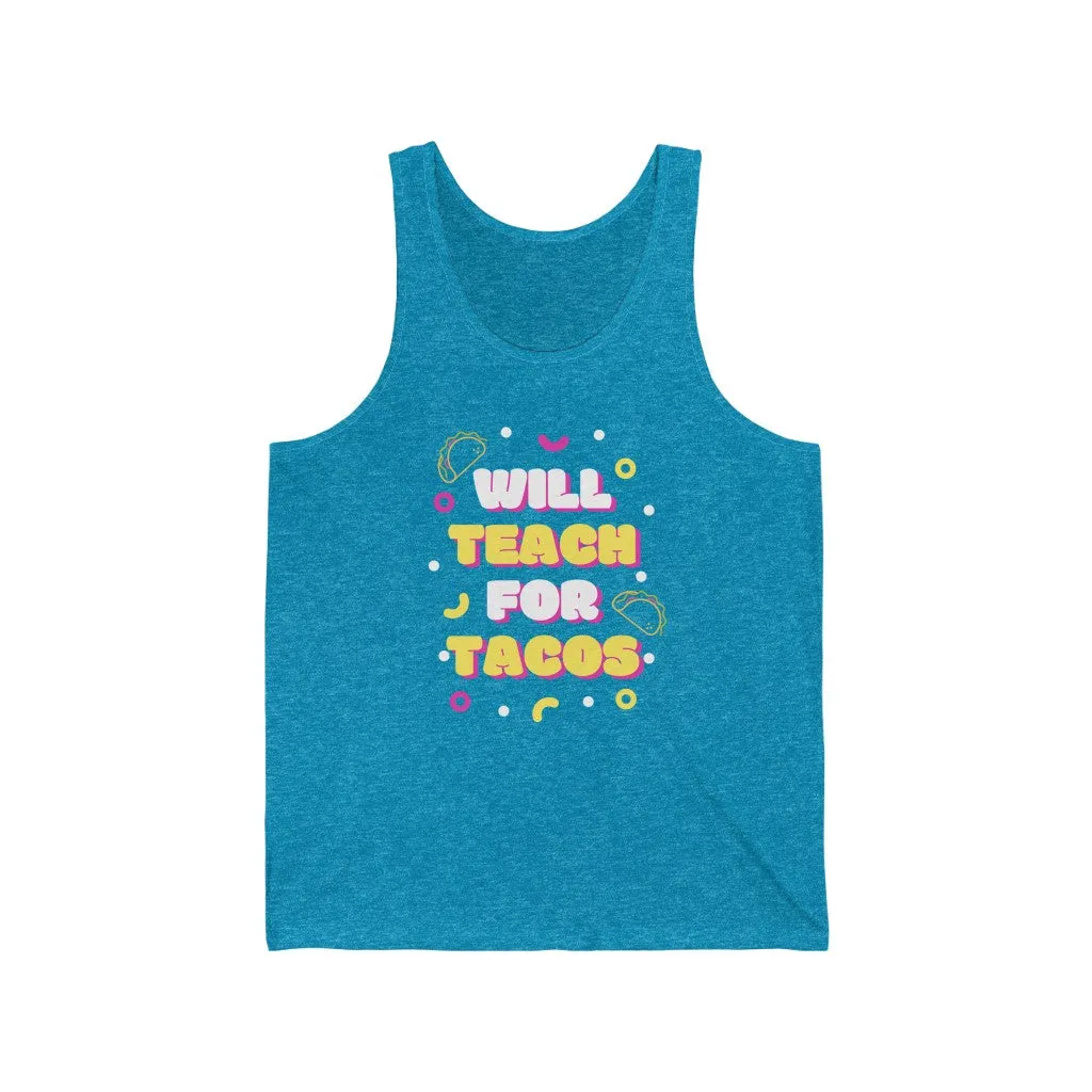 Men's "Tacos" Jersey Tank