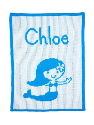 MERMAID & NAME BLANKET