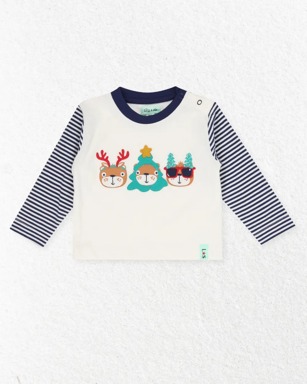 Multicoloured Sid And Friends at Christmas Print Top and Legging Set