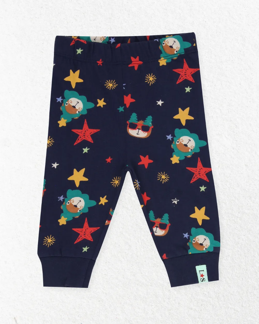 Multicoloured Sid And Friends at Christmas Print Top and Legging Set