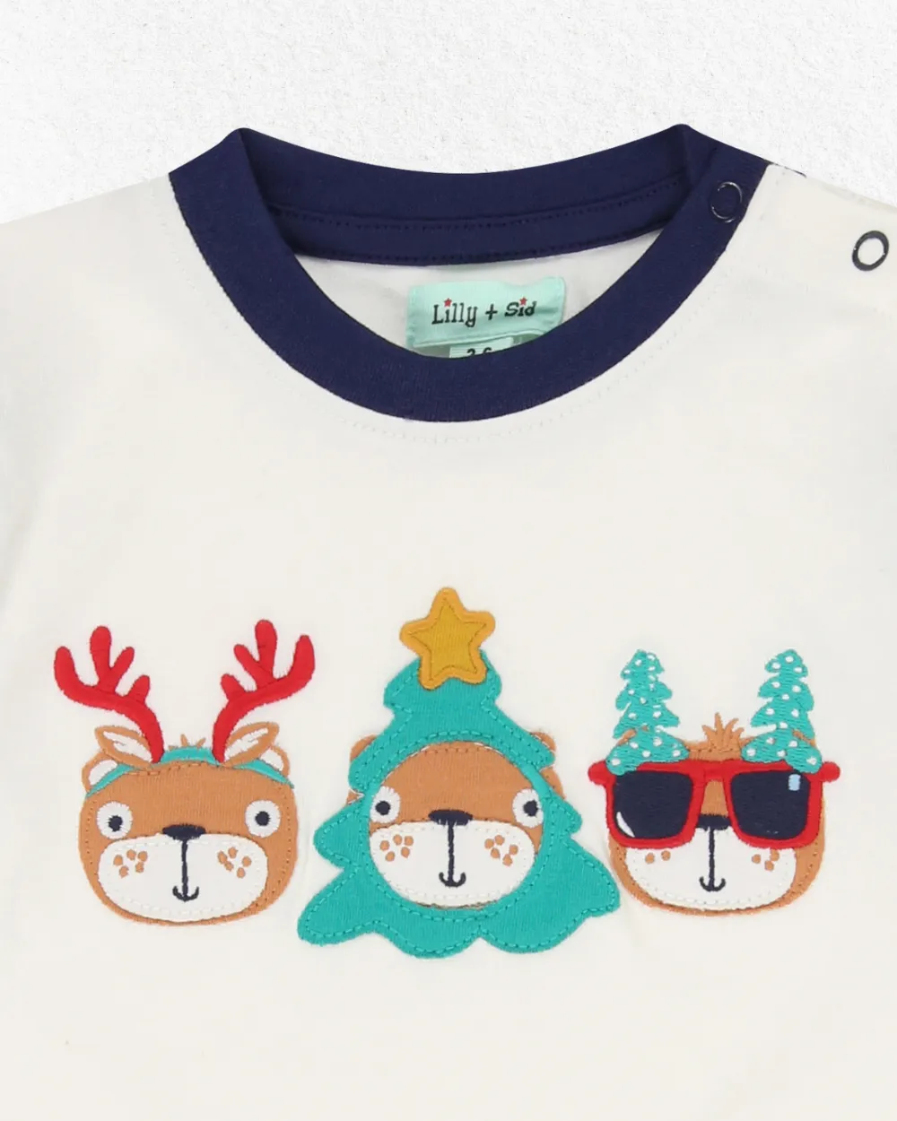 Multicoloured Sid And Friends at Christmas Print Top and Legging Set
