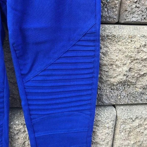 Navy Blue Motto Jeggings