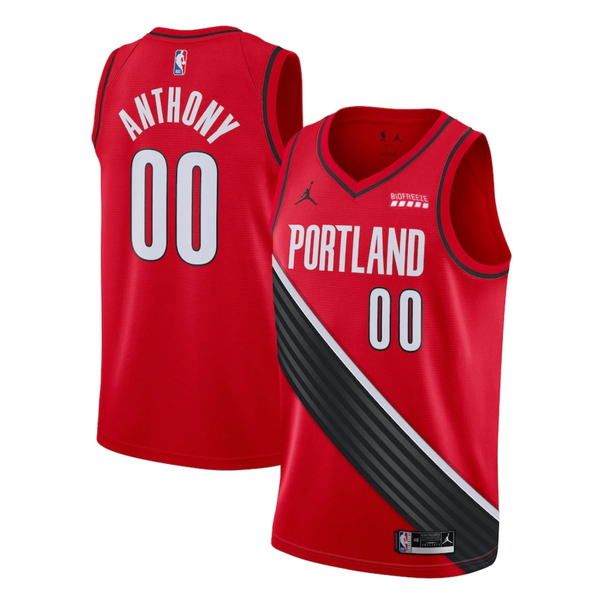 NBA Carmelo Anthony Portland Blazers 00 Jersey